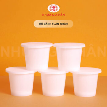HŨ BÁNH FLAN NHỰA PP 100GR - Ảnh 2